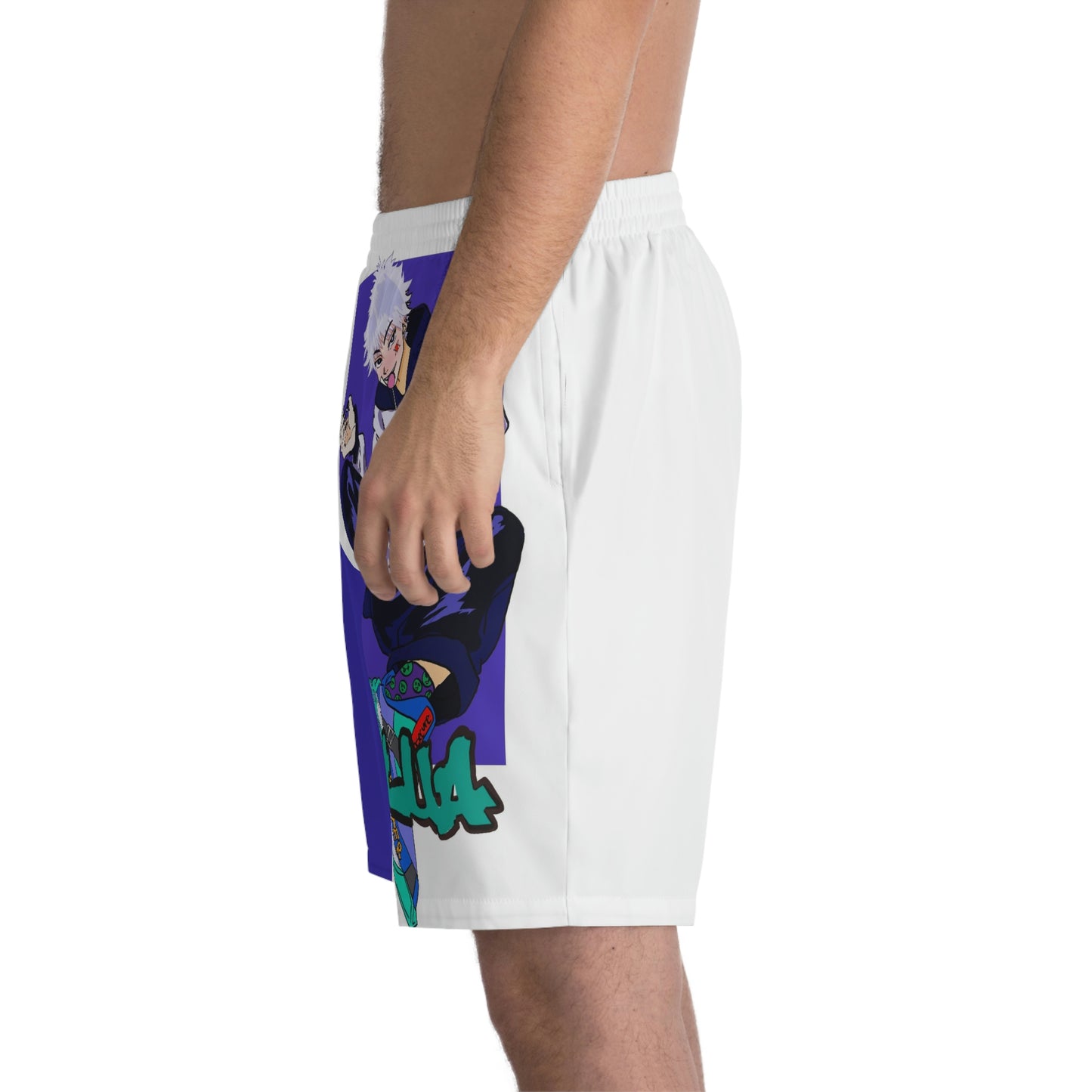 Men's Elastic Beach Shorts (AOP)