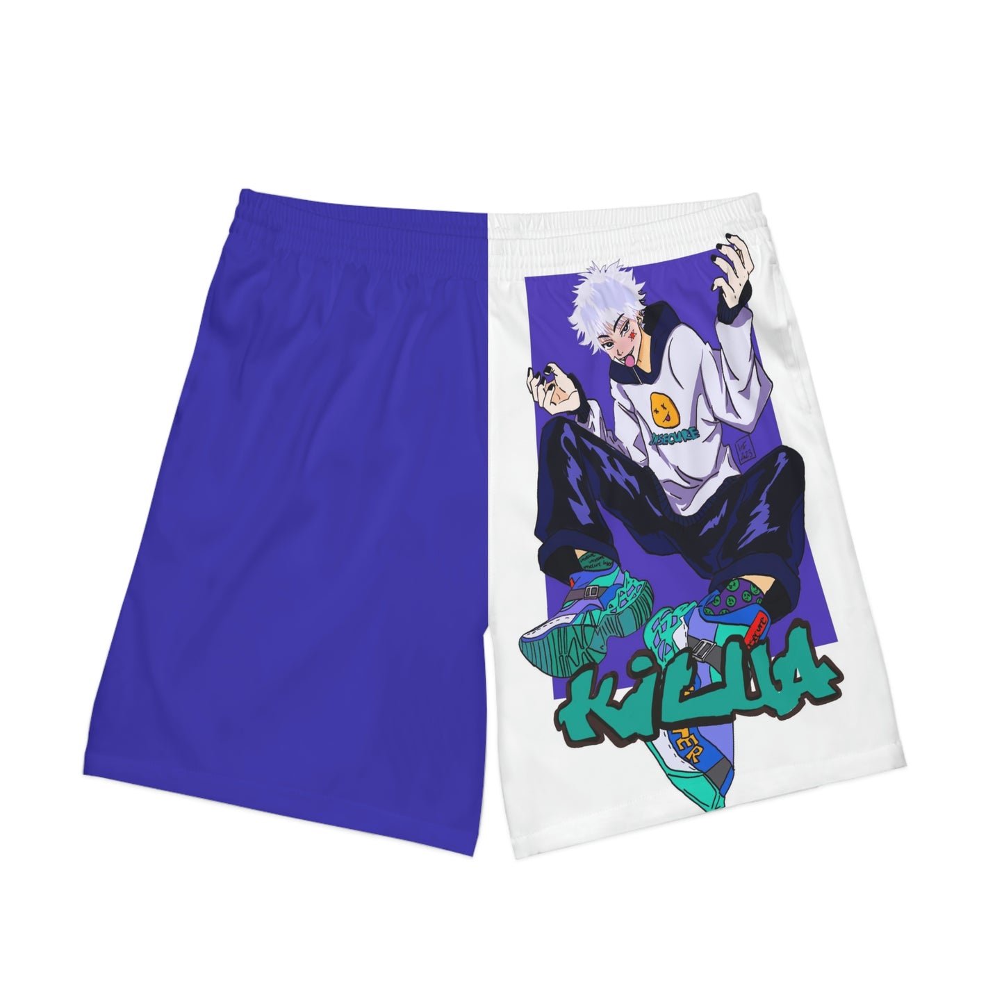 Men's Elastic Beach Shorts (AOP)
